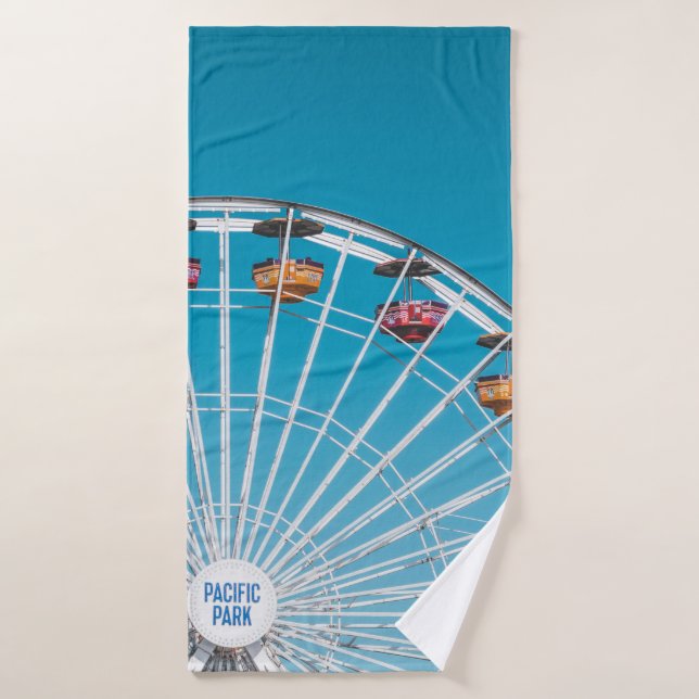 Wildrad des White Pacific Park Badehandtuch (Badehandtuch)
