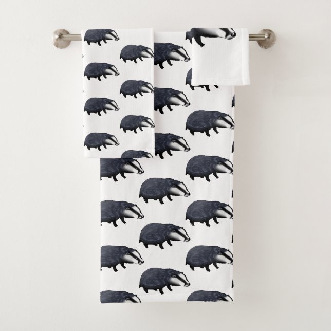 Wildschleppmuster Badhandtuch Set (Insitu)