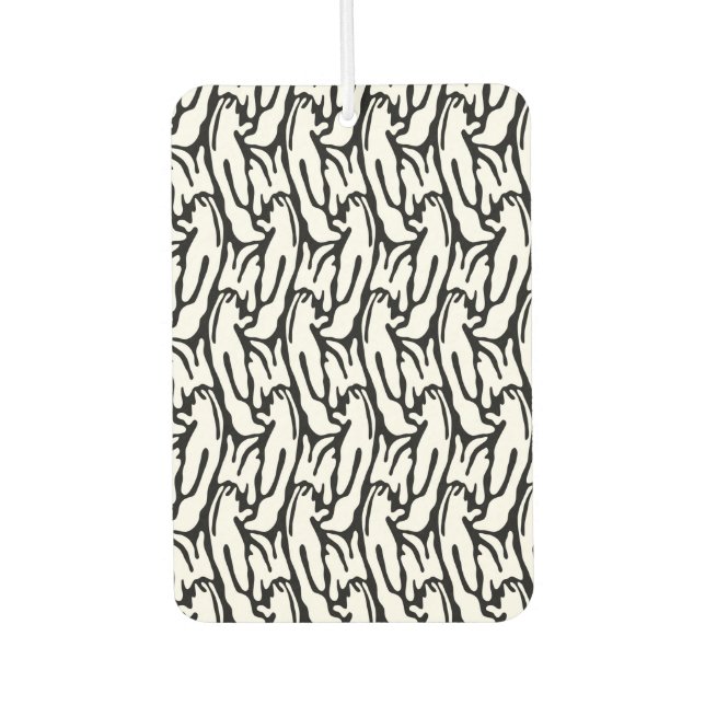 Wildschwein, kein Zebra Duftbäumchen Autolufterfrischer (Vorderseite)