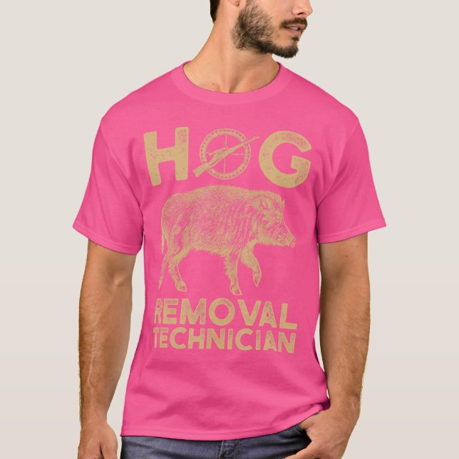 Wildschweinjagd T-Shirt (Vorderseite)
