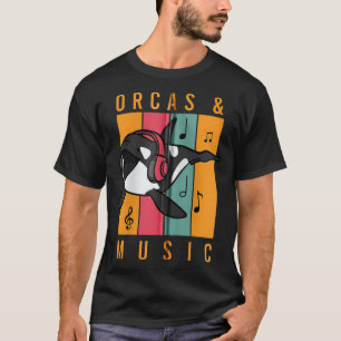Wildsee Tierwal Ozean Orca Zip Hoodie T-Shirt