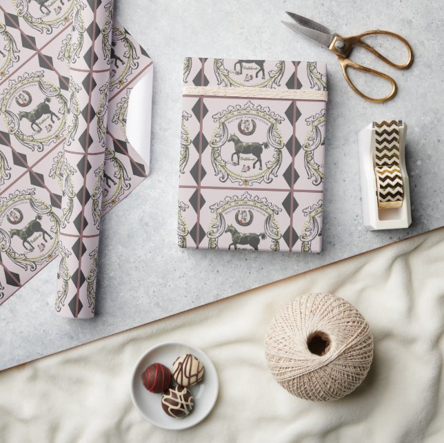Wildstute-Lederlotion-Verpackungspapier Geschenkpapier (Kunsthandwerk)