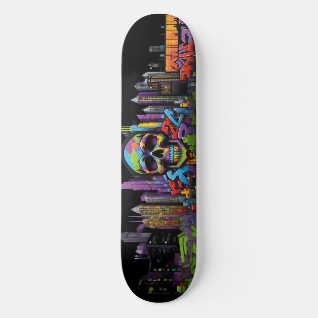 Wildstyle Graffiti 11 Skateboard (Vorderseite)
