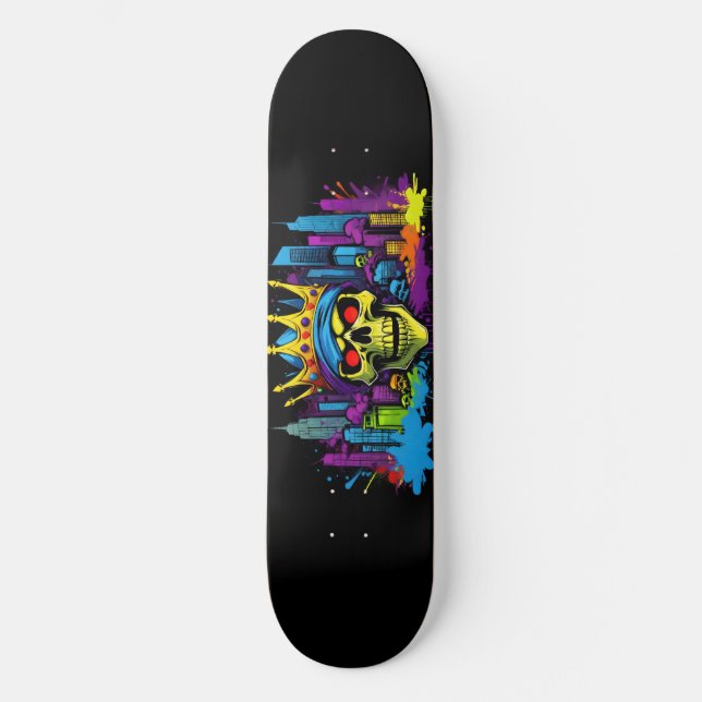 Wildstyle Graffiti 16 Skateboard (Vorderseite)