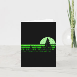 Wildtier Bäume Natur Wald Wandern Kostüm Halloween Karte