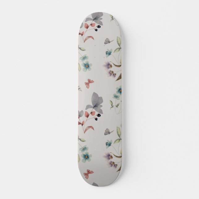 Wildtier-Butterfly-Muster Skateboard (Vorne)