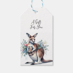 Wildtier Känguru Geschenkanhänger