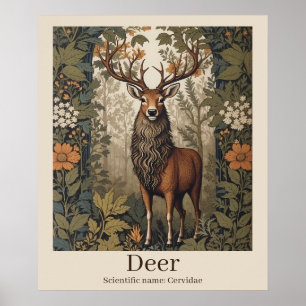 Wildtier Scientific Name Wildlife Poster