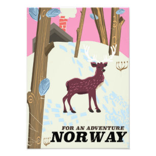 Wildtier-Vintage-Plakat Fotodruck
