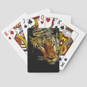 Wildtier-Wildtiger Spielkarten