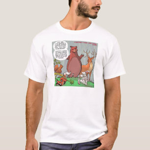 Wildtierausblick auf den Klimawandel Lustig T-Shirt