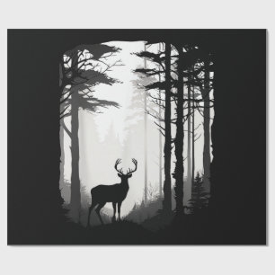 Wildtierbestand Rehwald Geschenkpapier