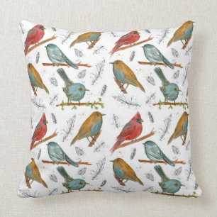 Wildtiere Aquarellbilder Kissen