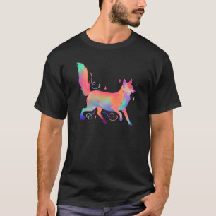 Wildtiere, farbenfrohe Pop T-Shirt