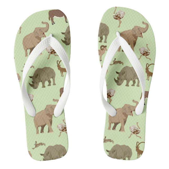 Wildtiere Flip Flops (Fußbett)