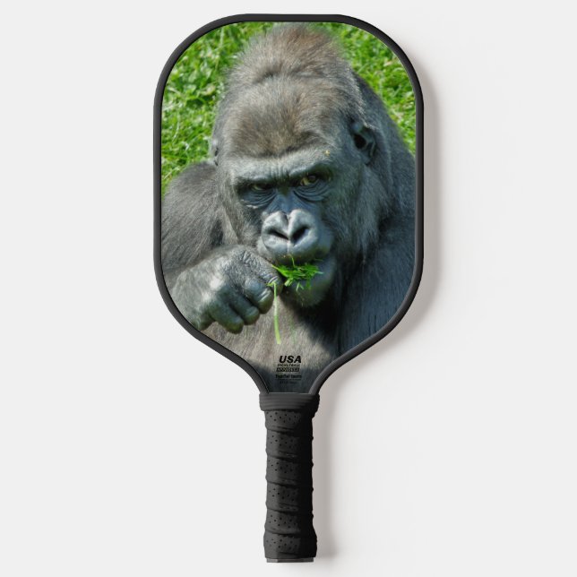 WILDTIERE - GORILLAS PICKLEBALL SCHLÄGER (Vorderseite)