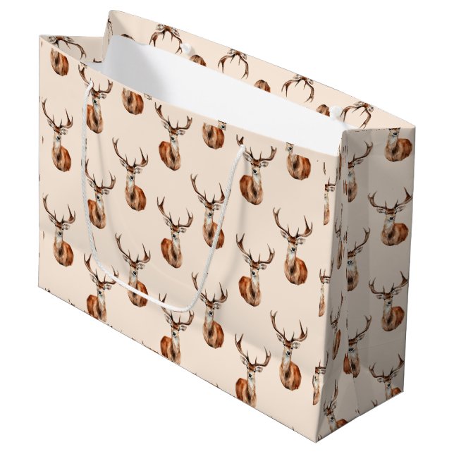 Wildtiere Große Geschenktüte (Vorderseite Schrägansicht)