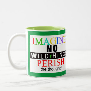 Wildtiere - IMAGINE - Rettend wild lebende Tiere - Zweifarbige Tasse