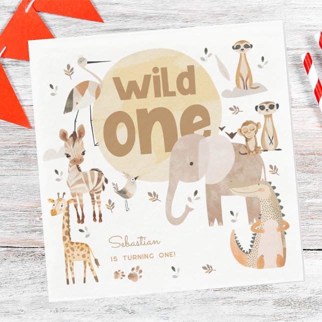 Wildtiere Kindergeburtstag Serviette (Von Creator hochgeladen)
