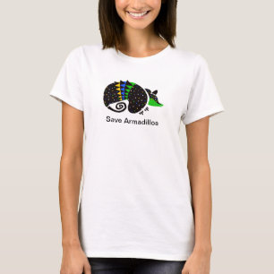 Wildtiere - Niedlicher Rett ARMADILLOS - Natur - B T-Shirt