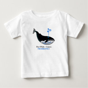 Wildtiere - Niedliches Blaues WASSER - Ozeane - wi Baby T-shirt