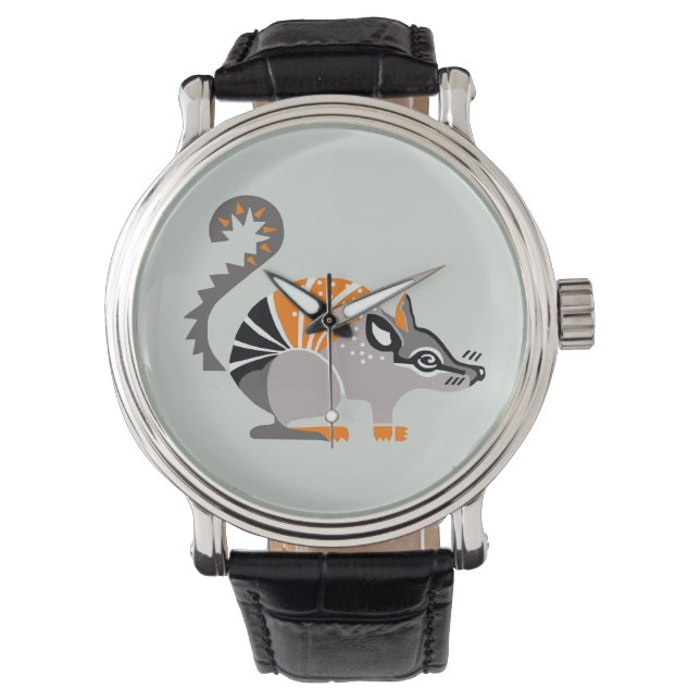 Wildtiere -NUMBAT- Tierliebhaber - Verstümmelung Armbanduhr (Vorderseite)