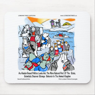 Wildtiere & Politik in Alaska Lustige Geschenke & Mousepad