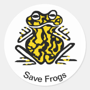 Wildtiere - Rett FROGS - Australien - Natur Runder Aufkleber