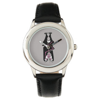 Wildtiere - Rosa und schwarze BVT - Natur - Schutz Armbanduhr