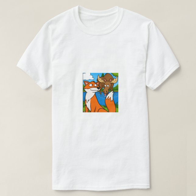 Wildtiere  T-Shirt (Design vorne)