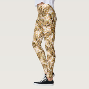 Wildtiere und Palmen Leggings