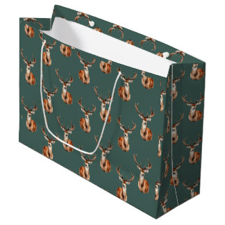 Wildtiere, Wasserfarbe Große Geschenktüte