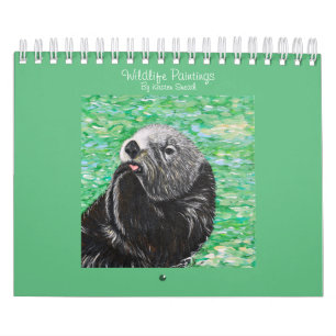 Wildtiergemälde von Kirsten Sneath Kalender