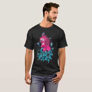 Wildvogel- und Papageien-Kunst lustiger Kapuzenpul T-Shirt