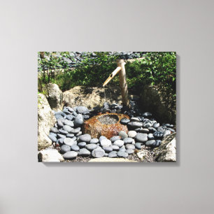 Wildwasser Leinwanddruck