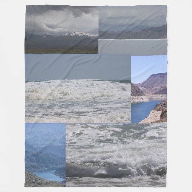 Wildwasserblanket Fleecedecke (Vorderseite)