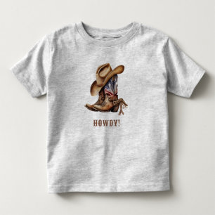 Wildwest Cowboy Howdy Boy Kleinkind T-shirt