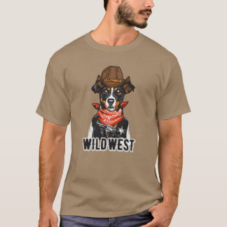 WildWest Lustige Tiere vintage T-Shirt