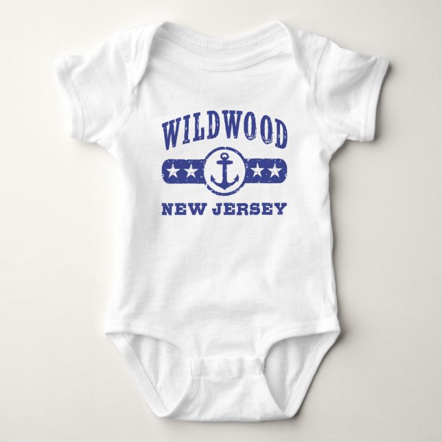 Wildwood New Jersey Baby Strampler (Vorderseite)