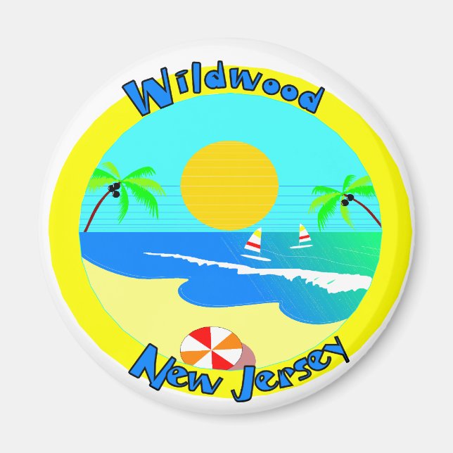 Wildwood, New Jersey Magnet (Vorne)