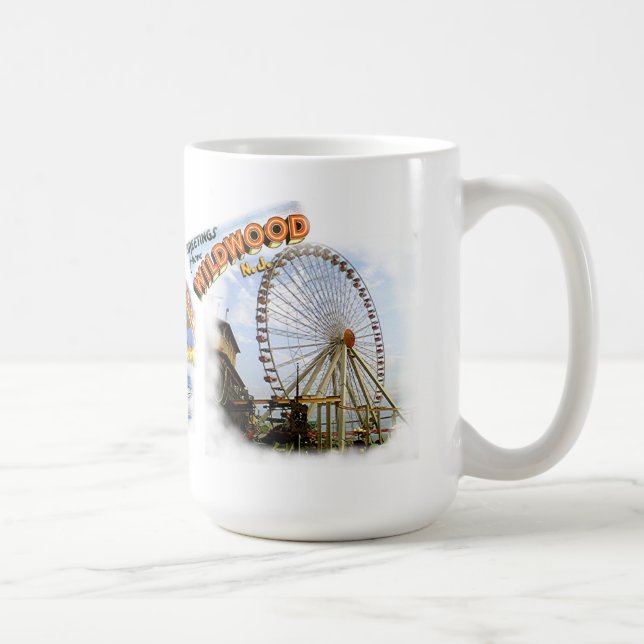 Wildwood, New-Jersey Promenade Kaffeetasse (Rechts)