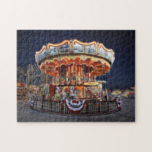 Wildwood NJ – Venezianisches Karussell bei Nacht