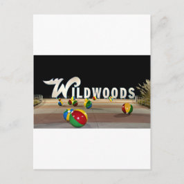 Wildwood Sign in Wildwood New Jersey Postkarte