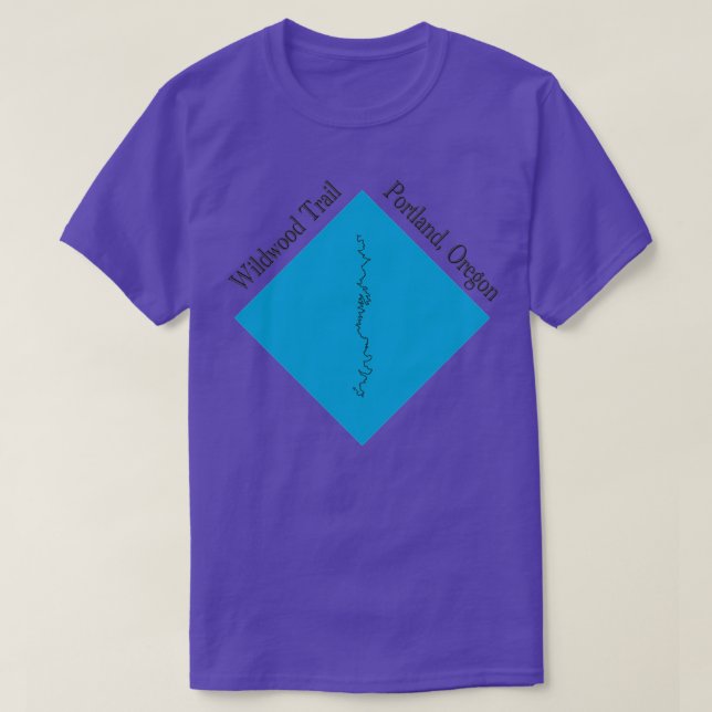 Wildwood Trail Portland Oregon T-Shirt (Design vorne)