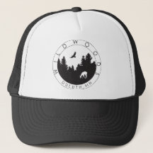 Wildwoods Logo-Fernlastfahrer-Hut
