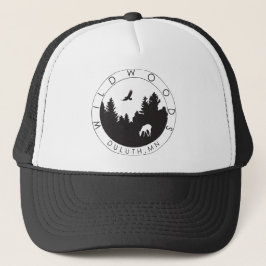 Wildwoods Logo-Fernlastfahrer-Hut Truckerkappe