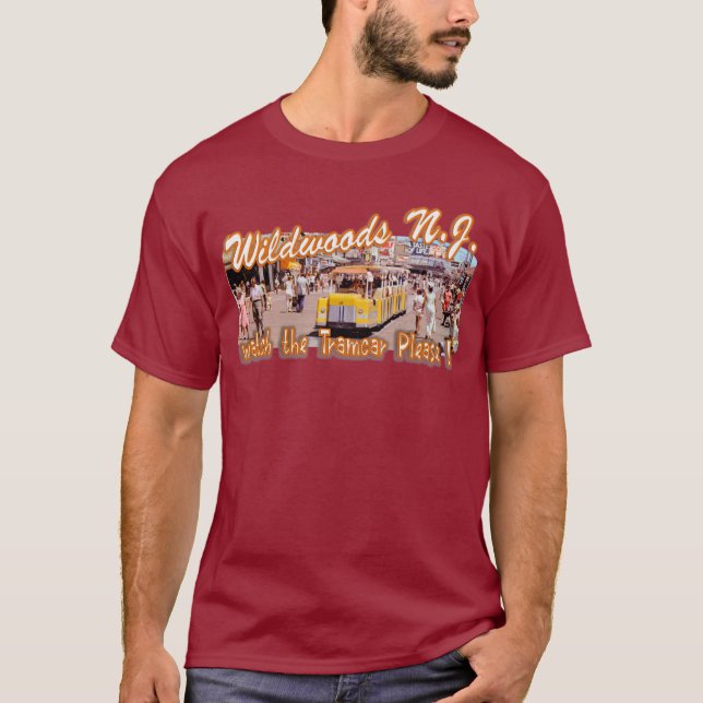 WILDWOODS NJ BY EKLEKTIX BEACH WEG T-Shirt (Vorderseite)