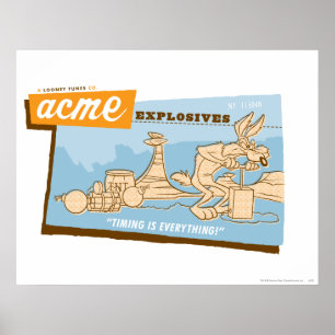 WILE E. COYOTE™ Acme Explosives 2 Poster