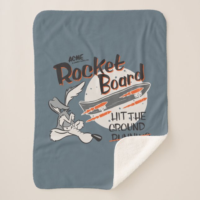 WILE E. COYOTE™ ACME Rocket Board Sherpadecke (Vorderseite)