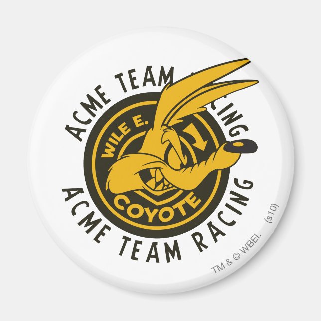 Wile E. Coyote Acme Team Racing Magnet (Vorne)